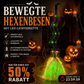 ⏳ Begrenzter Zeit: 50 % Rabatt ⏰ Animierte Hexenbesen Halloween-Dekoration mit Licht und Sound 🧙